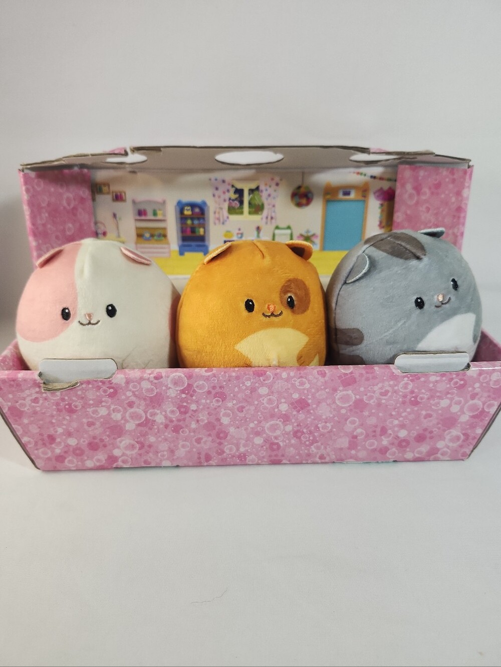 Gabby's Dollhouse Hamster Kitty Best Friends Nakayoshi Plush Set of 3
